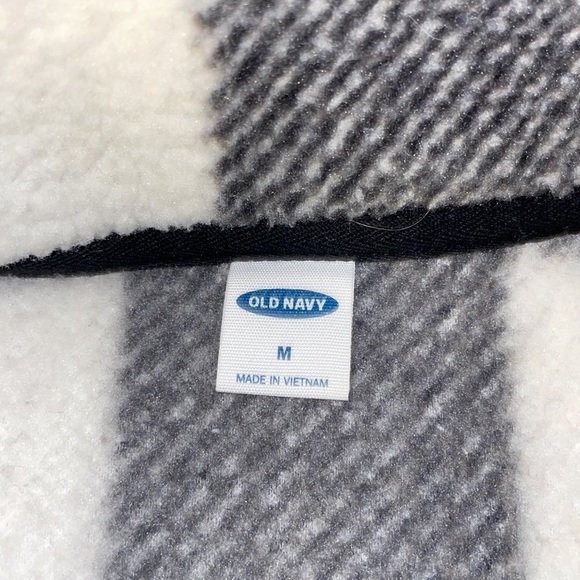 Checkered Print Sherpa Jacket - Picture 2 of 2